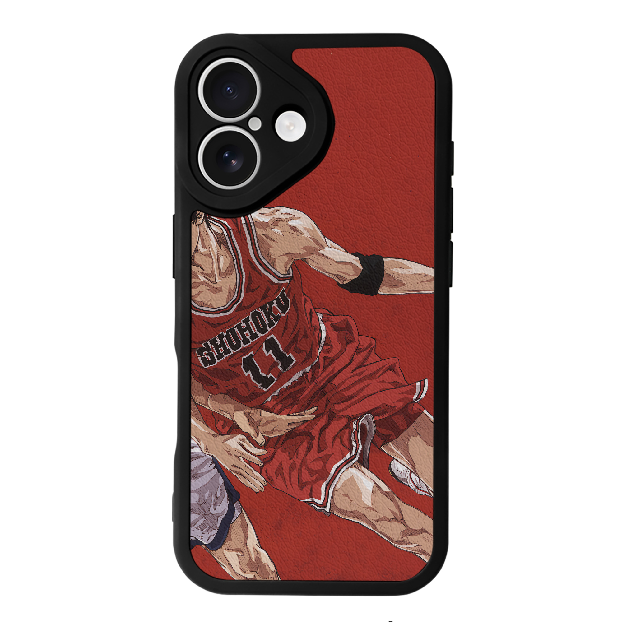 （画像用） SLAM DUNK／スラムダンク 【iPhone 16シリーズ対応】シリコンスマホケース（レザー調） 材質：シリコン